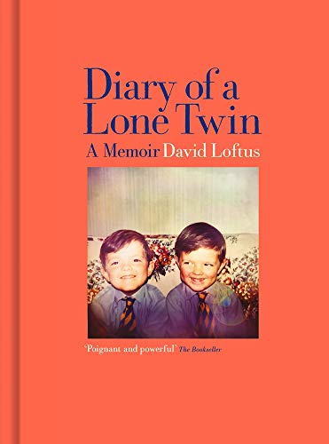 Orange book cover with a childhood photo of two young boys.