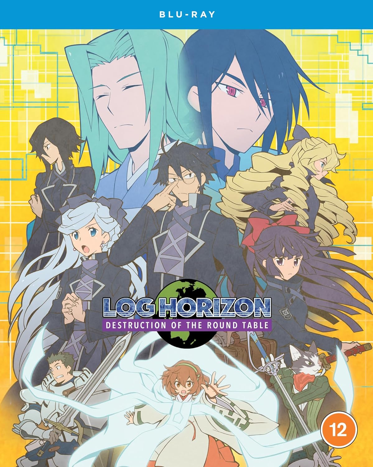 Blu-ray cover for “Log Horizon: Destruction Of The Round Table” anime.