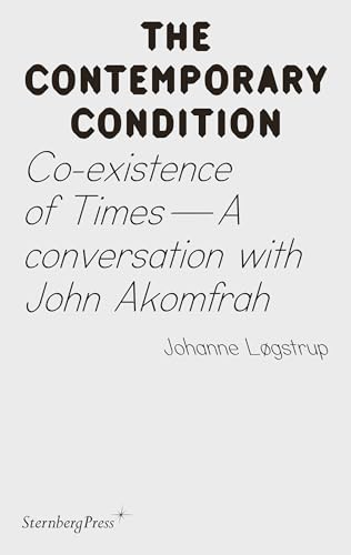 Book cover with black text: "Co-existence of Times—A conversation with John Akomfrah.