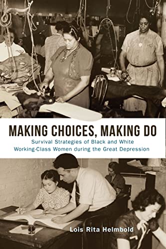 Book cover, “Making Choices,” depicting Black women working during the Depression.