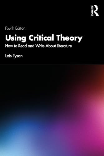 Black book cover with white text: “Using Critical Theory” and author’s name.