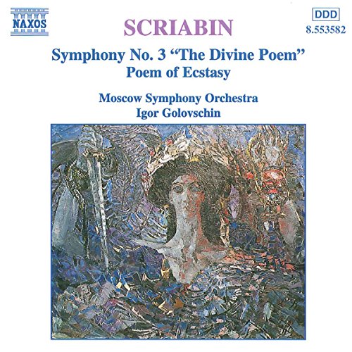 CD cover for Scriabin’s Symphony No. 3 and Poem of Ecstasy.