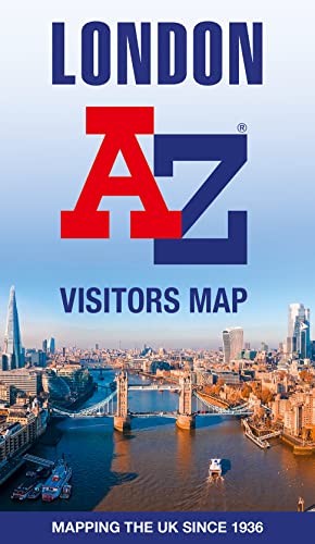 London A-Z Visitors Map cover with Tower Bridge and city skyline.