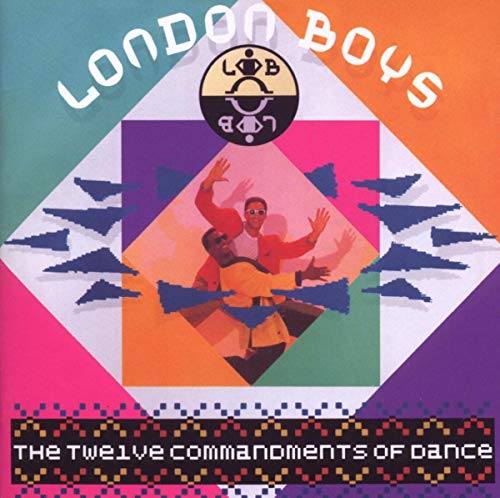 CD cover for London Boys’ “The Twelve Commandments Of Dance” with a dancer.