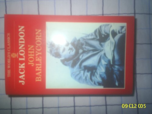 Red book cover with black and white portrait of Jack London.