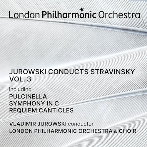 CD cover for London Philharmonic Orchestra performing Stravinsky, Vol. 3.