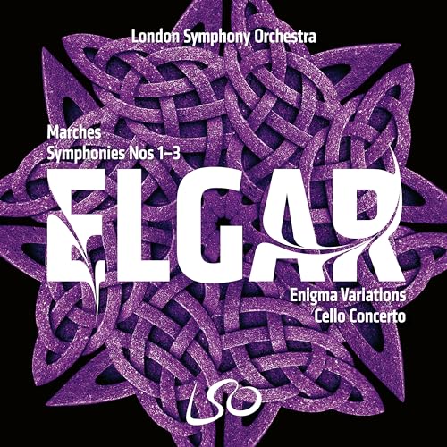 CD cover for Elgar symphonies by the London Symphony Orchestra.