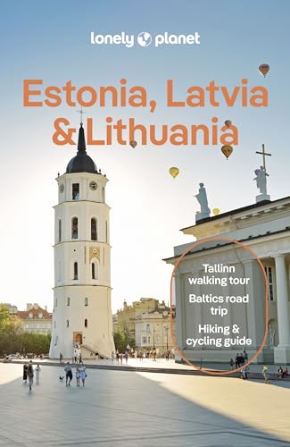 Lonely Planet travel guide cover featuring a tall white bell tower and hot air balloons.