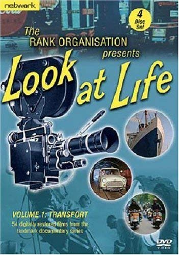 DVD cover for "Look At Life Vol 1 Transport" featuring a vintage film camera.