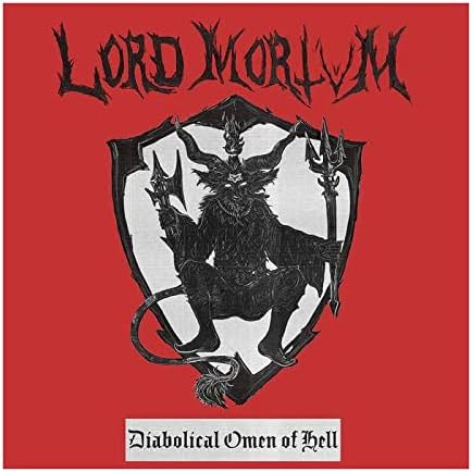 Red album cover with black gothic lettering and a demonic figure.