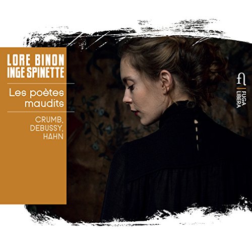 CD cover featuring a woman in black with brown hair, white background.