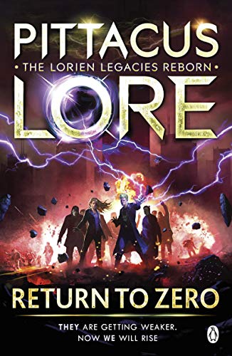 Book cover for Return to Zero featuring characters amidst an explosion and lightning.