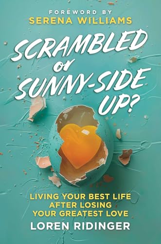 Book cover with teal background, cracked egg revealing a yellow heart.