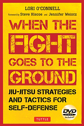 Book cover: "When The Fight Goes To The Ground" with DVD icon.