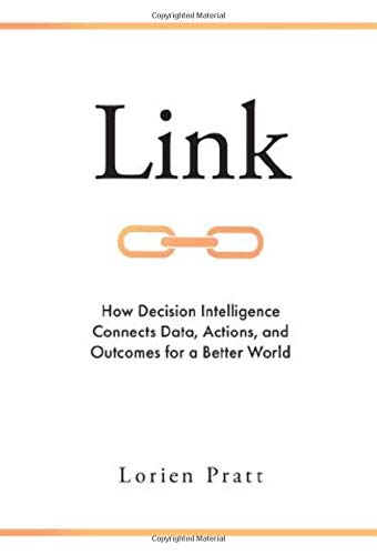 Book cover: "Link" with a chain link graphic and author name.