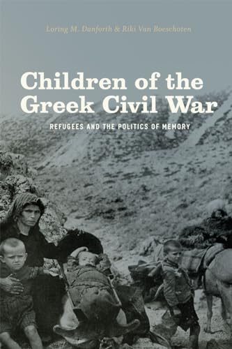 Book cover: historical photo of Greek refugees, including children.