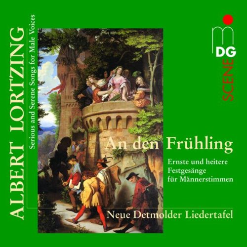 CD cover for Lortzing’s “Neue Detmolder Liedertafel” featuring a Renaissance painting.