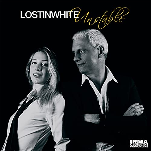 CD cover: black and white portrait of a man and woman.