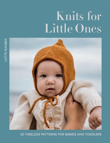 Book cover featuring a baby wearing a knitted hat and cardigan.