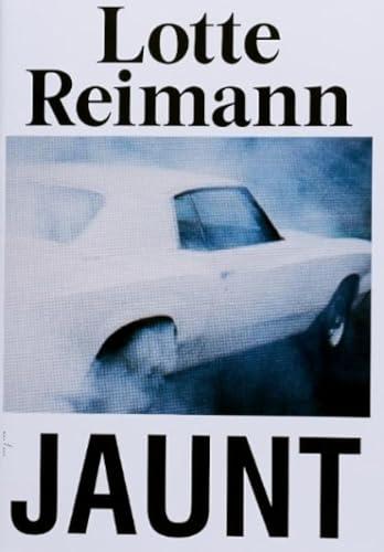 Book cover with blurred image of a white car and bold text.