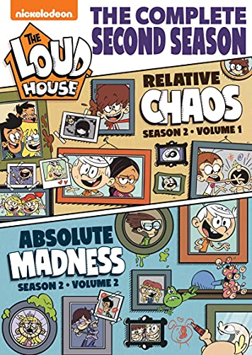 “The Loud House” Season 2 DVD cover with cartoon characters in frames.