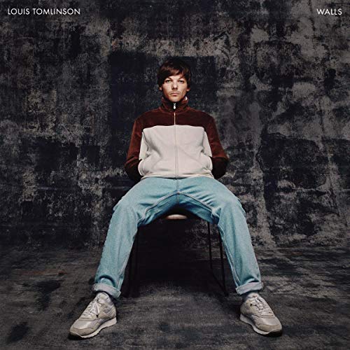 Louis Tomlinson album cover, featuring him seated against a textured wall.