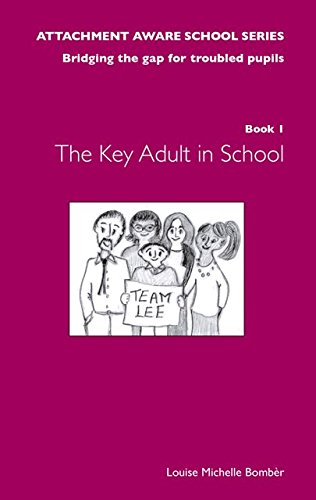 Book cover with cartoon illustration of students and a teacher.