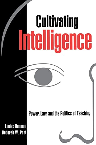 Book cover: black and white face with an eye, red title "Cultivating Intelligence".