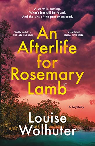 Book cover with dramatic sky, bold yellow title, and author name below.