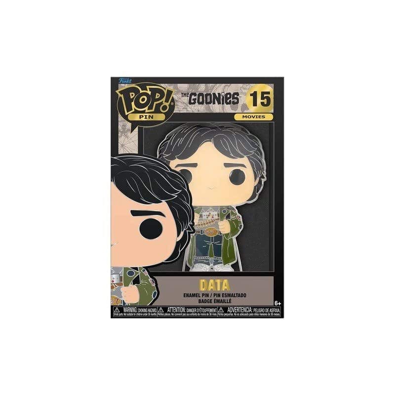 Funko POP! enamel pin of Data from The Goonies, number 15.