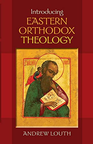 Book cover: "Introducing Eastern Orthodox Theology" featuring an icon-style illustration.