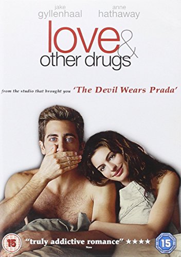 DVD cover for "Love & Other Drugs" featuring Jake Gyllenhaal and Anne Hathaway.