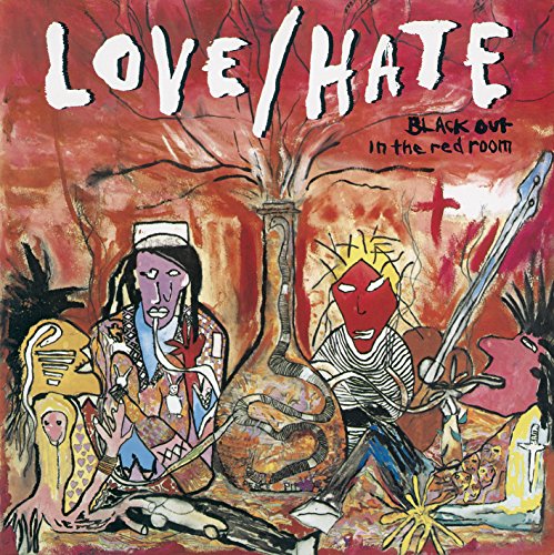 CD cover: abstract figures amidst red and black painted flames.