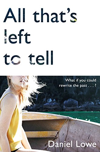 Book cover: woman in a boat, text “All That’s Left to Tell.”