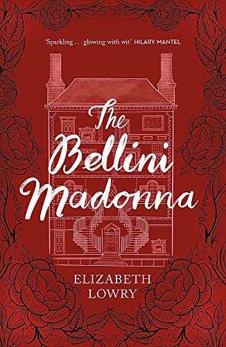 Book cover: red background, white line-drawing of a grand house, title text.