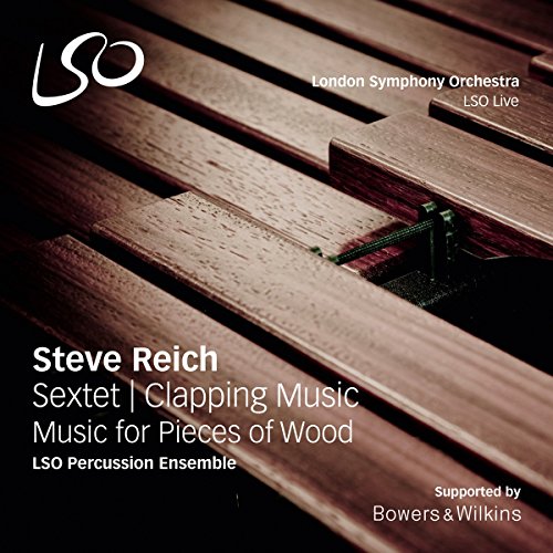 CD cover for Steve Reich percussion music by the LSO Ensemble.