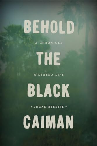Book cover with bold white text on a blurred green jungle background.