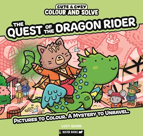 A cat-like knight rides a green dragon with other animal characters.