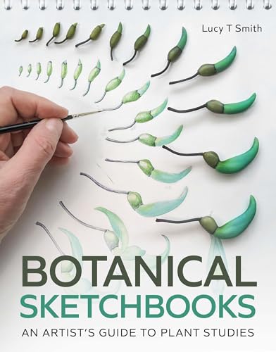 A book with plant illustrations and artwork, likely featuring a naturalistic cover design.