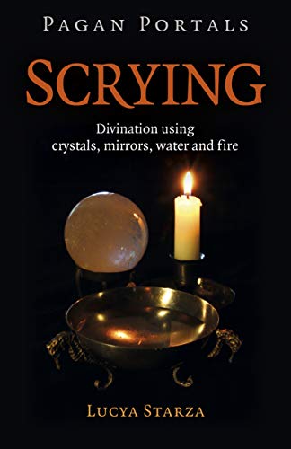 Book cover with crystal ball, candle, and dark, mystical imagery.