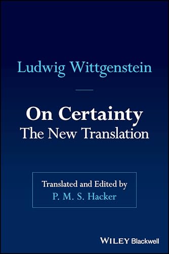 Book cover: “On Certainty” by Ludwig Wittgenstein, new translation.