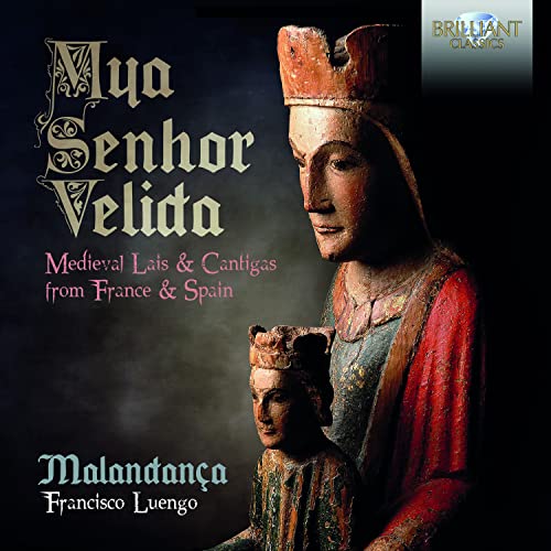 CD cover featuring sculpted figures and ornate text, "Mya Senhor Velida.