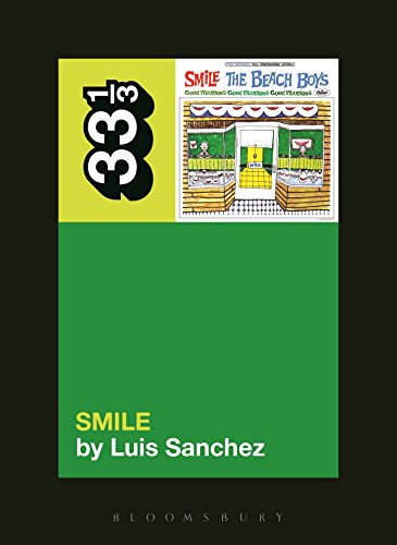 Book cover for "The Beach Boys' Smile" by Luis Sanchez, with colorful illustration.