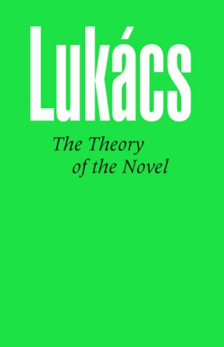 Green book cover with white text: “Lukács, The Theory of the Novel”.