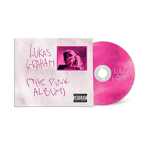 Lukas Graham 4 The Pink Album CD cover and disc with pink artistic design.