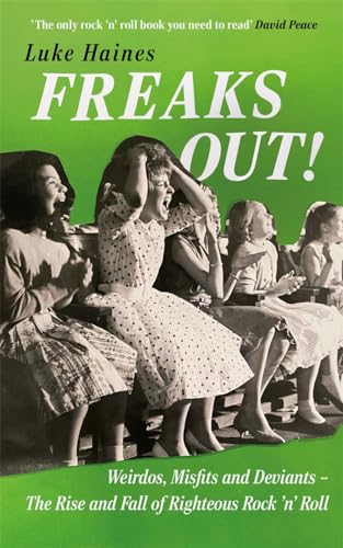 Book cover: "Freaks Out!" with a black and white photo of women.