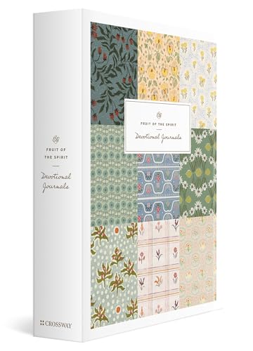 White box set of devotional journals with floral patterned covers.