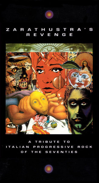 CD cover for "Luna Incostante - Same," featuring surreal, colorful faces.