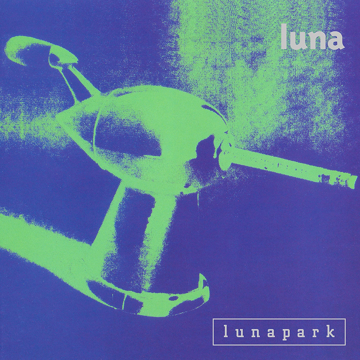 Luna - Lunapark vinyl album cover with a green and black carnival ride.
