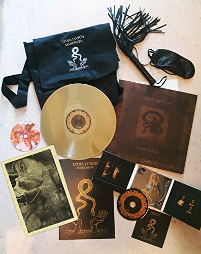 Lydia Lunch “Marchesa” vinyl record with accompanying accessories and artwork.